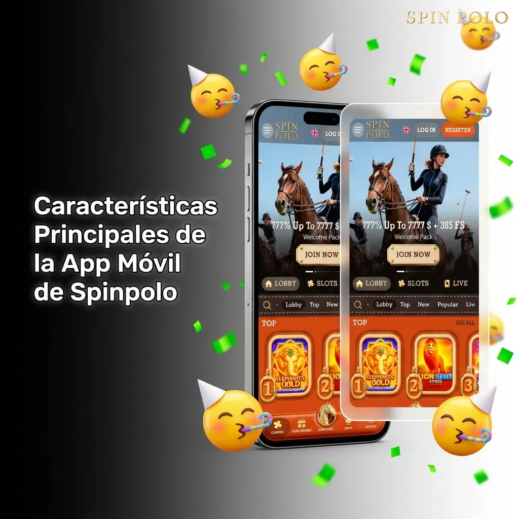 Características principales de la app móvil de Spinpolo: bonos, juegos de casino y apuestas deportivas en España