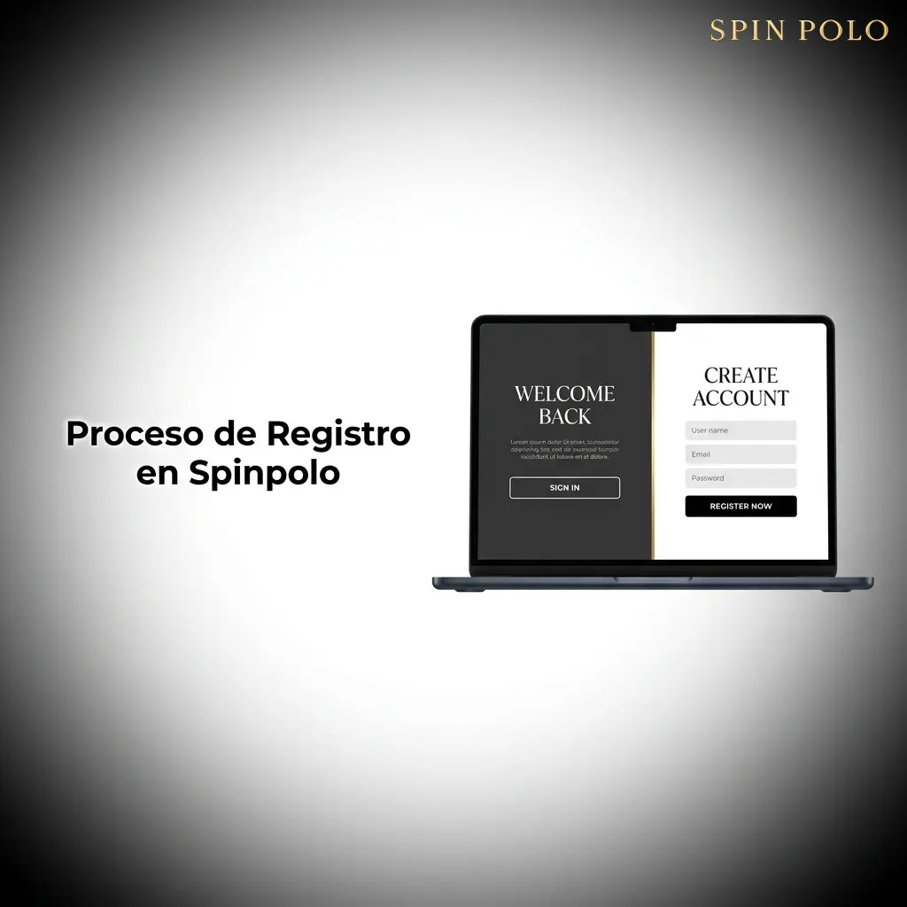 Proceso de registro en Spinpolo: formulario con datos personales, credenciales y verificación por correo en minutos