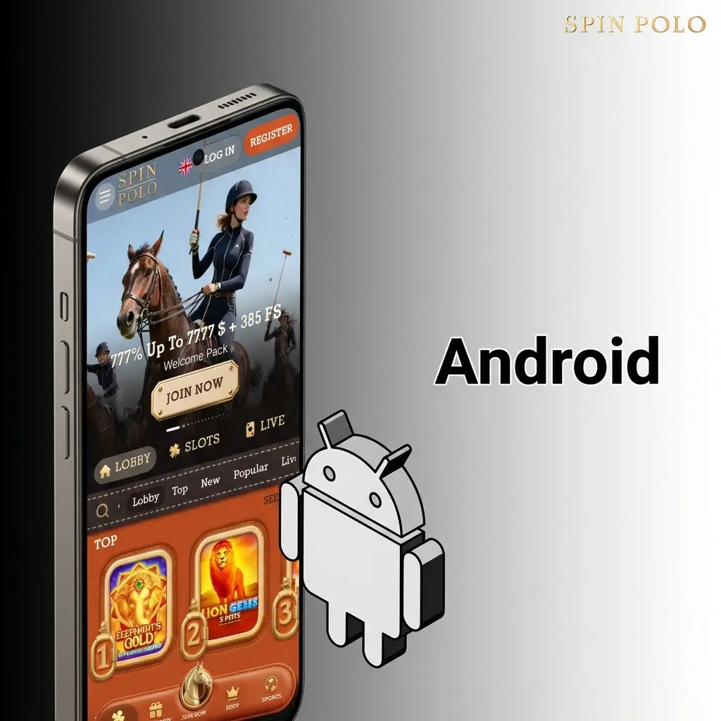 Guía de instalación del APK de Spinpolo en Android 5.0 o superior para smartphones y tablets