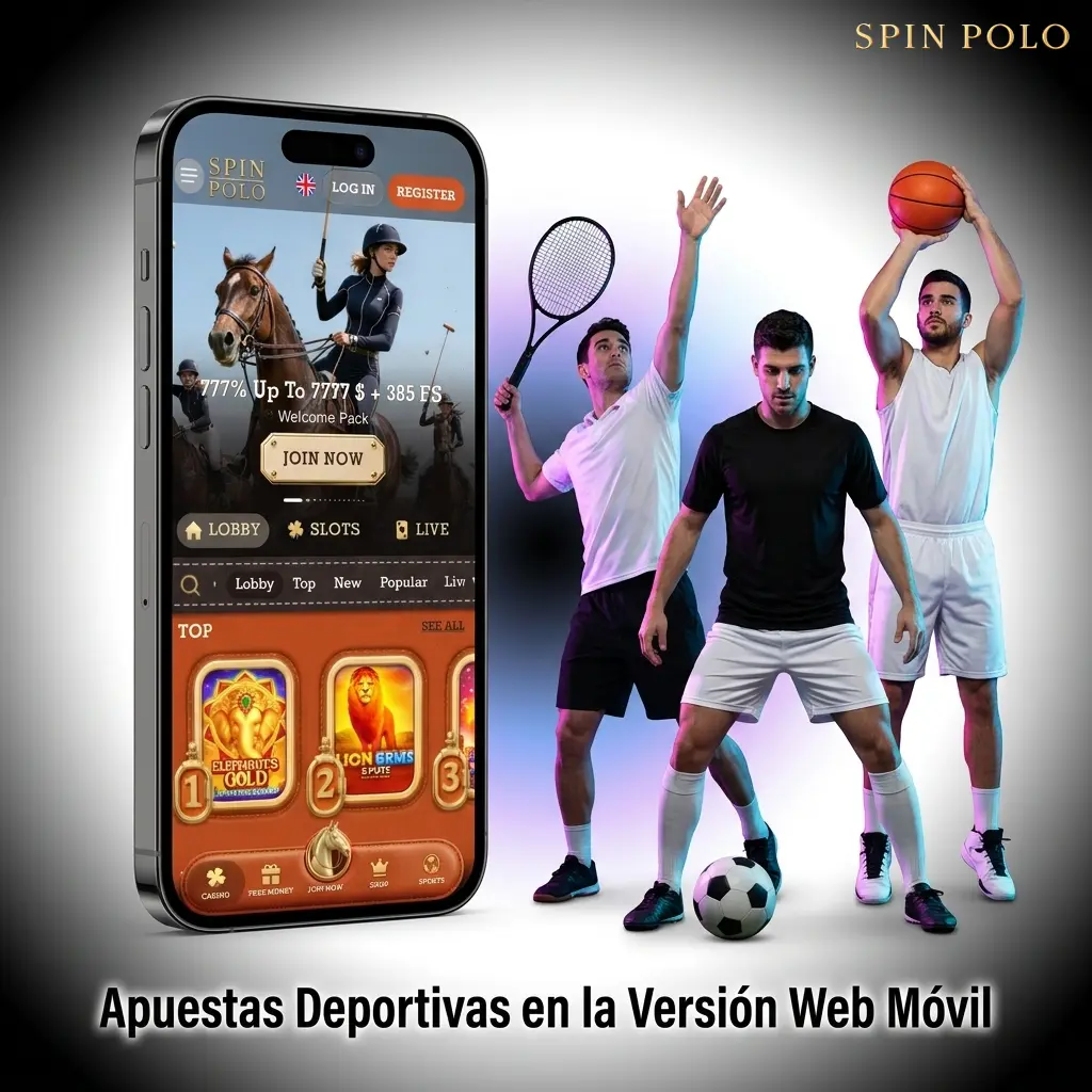 Apuestas deportivas móvil en Spinpolo: fútbol, baloncesto, tenis, ciclismo, MotoGP y más deportes populares en España